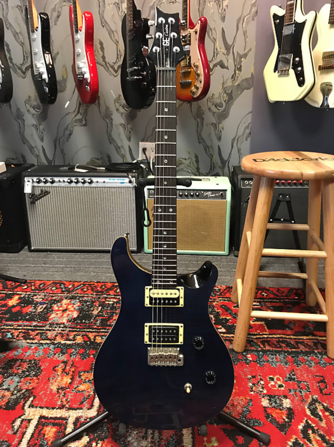 PRS SE Custom 2009 Whale Blue