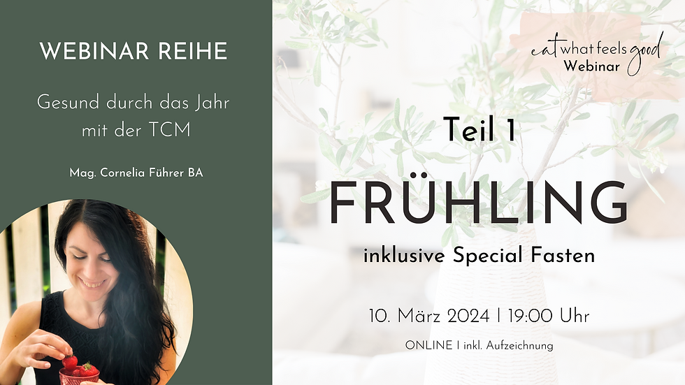Webinar TCM Frühling