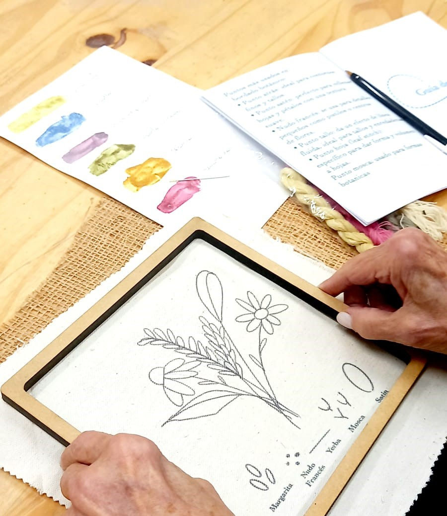Tarde Botánica: Tintes naturales y bordado de inspiración botánico 