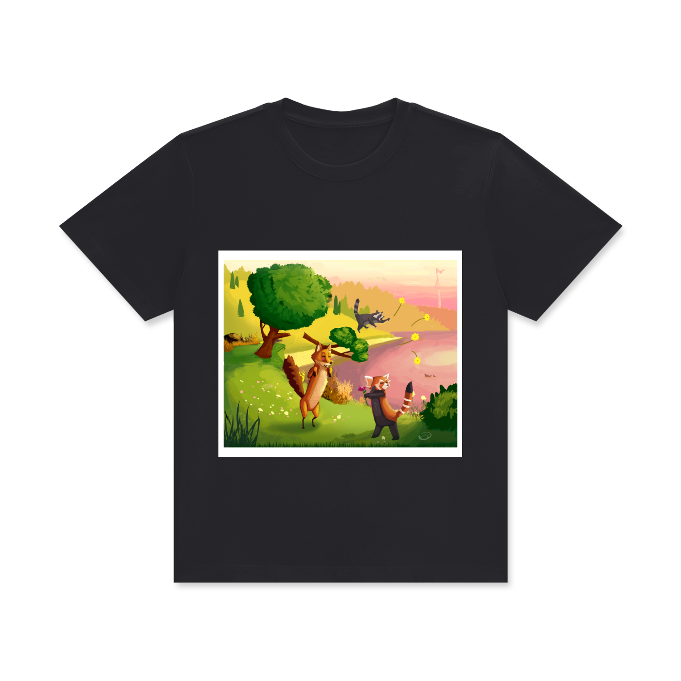 Red Pandas Are Not Native to North Idaho - Funny Graphic Tee Shirt