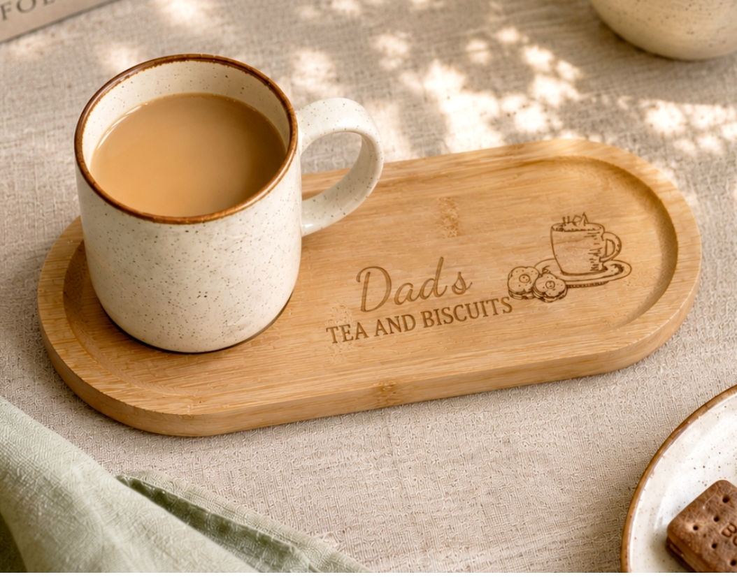 'Dad's Tea and Biscuits' Tray