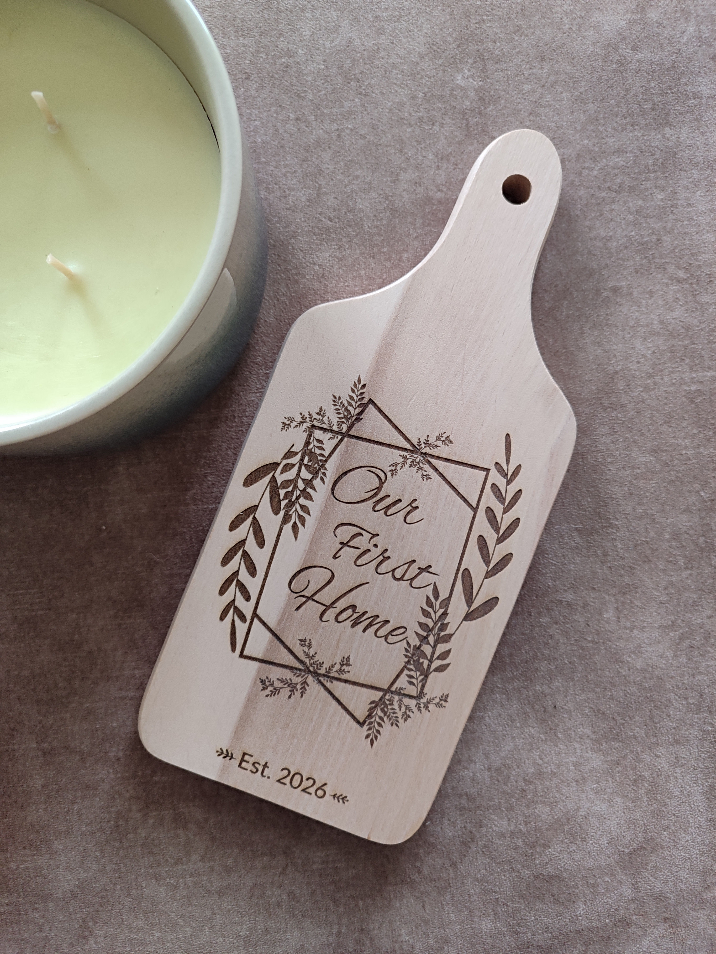 'New Home' Chopping Board