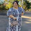 Thumbnail: Polynesian Black & White Women's Midi Dress