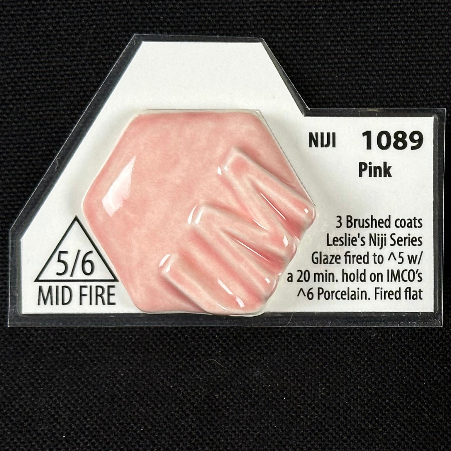 1089 Niji Pink Cone 5/6 Leslie Ceramic Glaze