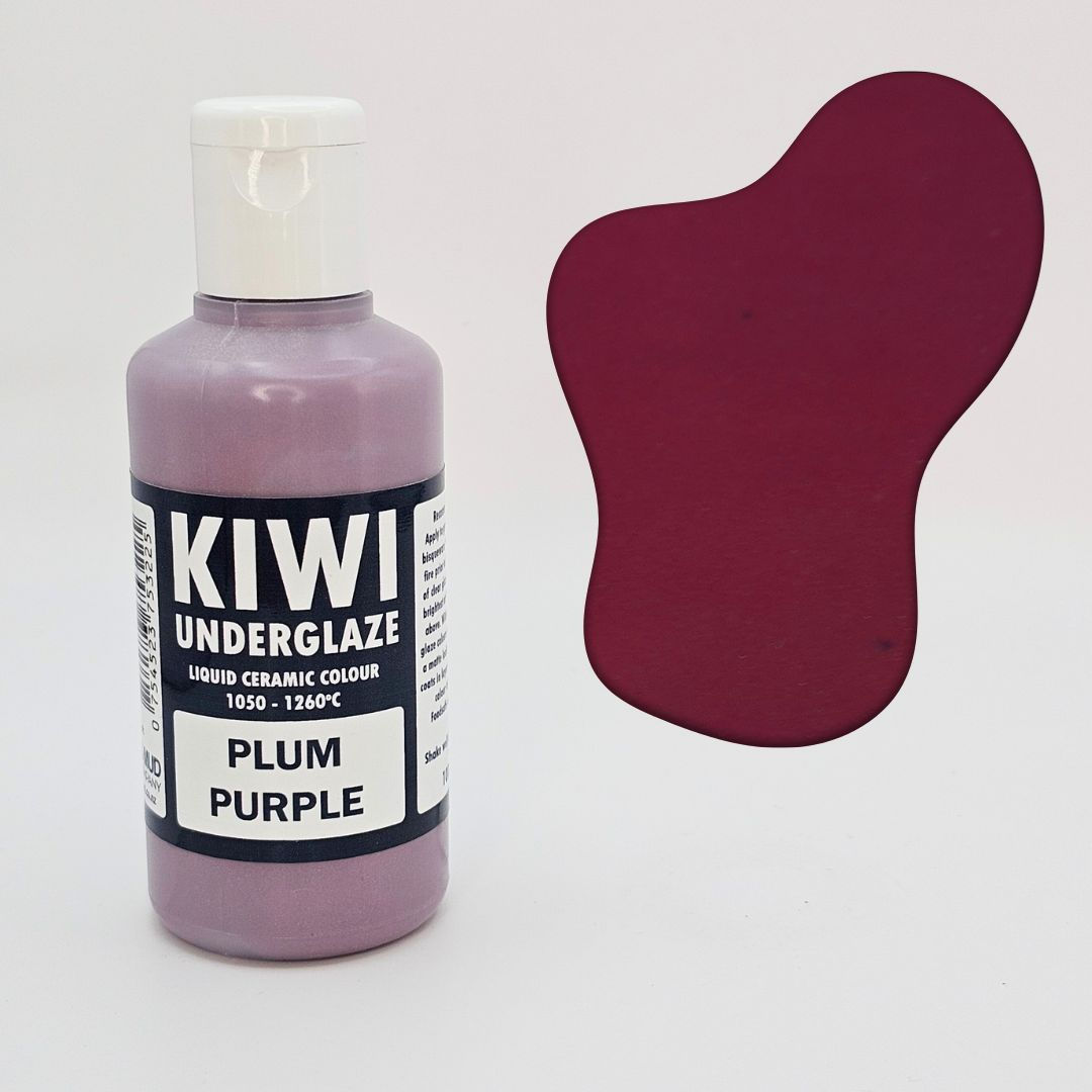 Kiwi Underglazes Cone 04-9 - UGD27 Plum Purple, 3.3oz
