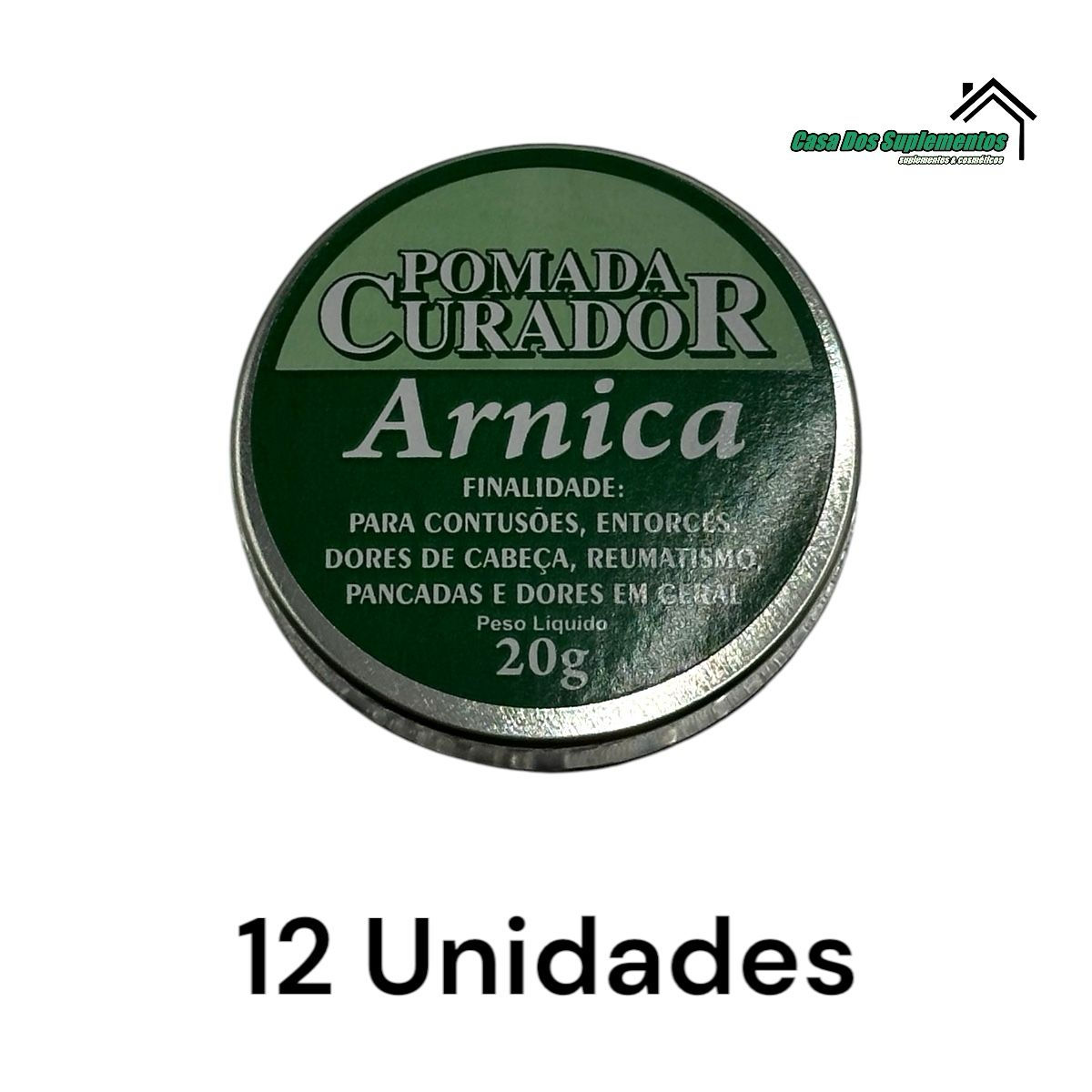 12 Unidades de Pomada Arnica 20g Cada