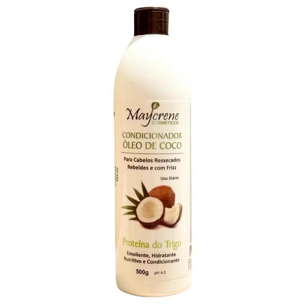 Miniatura: Kit Capilar Com 3 Itens de Óleo de Coco Proteína do Trigo - Maycrene