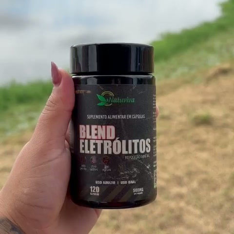 Miniatura: 1x Blend Eletrólitos Natuviva 500mg – Suplemento Avançado para Reposição Mineral