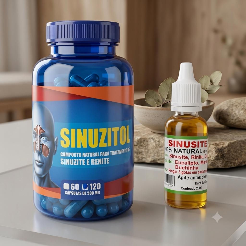Kit Saúde Nasal: Combate Inflamação e Congestão de Forma Natural