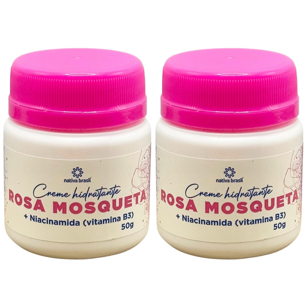 Miniatura: 6x Creme Hidratante Rosa Mosqueta + Niacinamida Nativa Brasil 50g