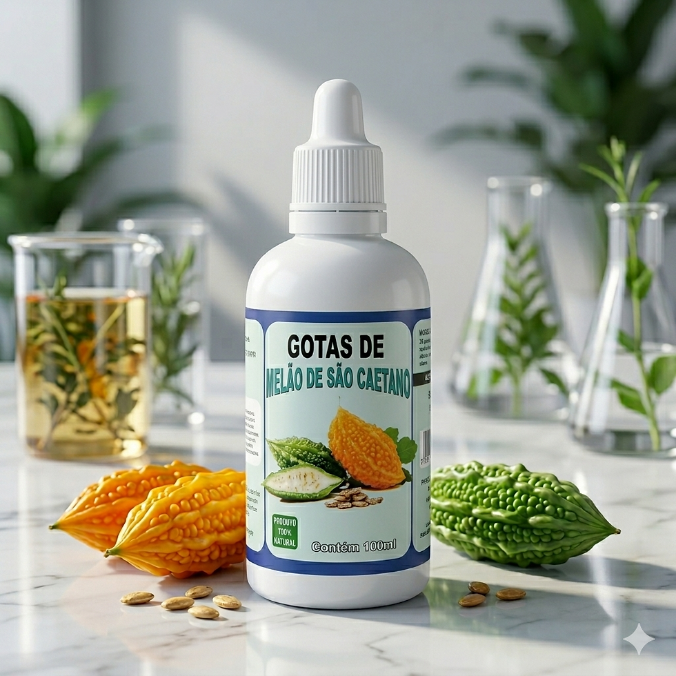 Miniatura: 3x Gotas de Melão de São Caetano Extrato Puro Concentrado – 100ml