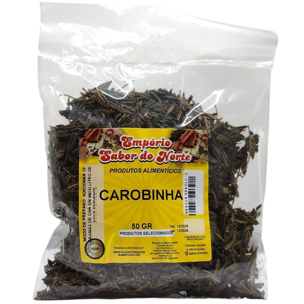 Miniatura: 2x Carobinha Desidratada 50g - Folhas Para Chá E Infusões