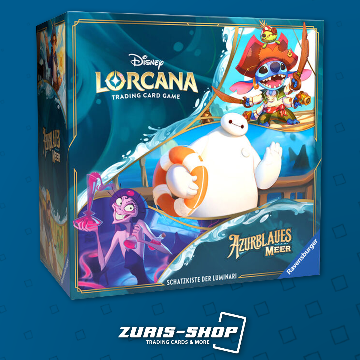 Disney Lorcana: Azurblaues Meer - Schatzkiste der Luminari Pack - DE

Preorder 