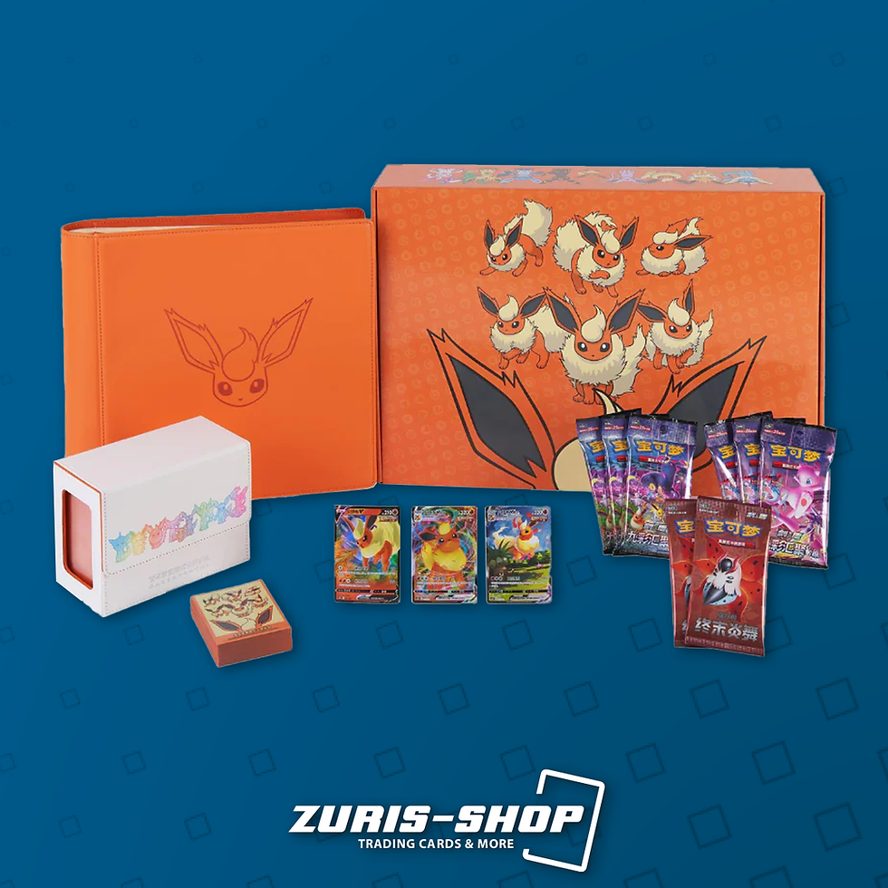 Miniaturbild: Pokemon Eevee GX Gift Box - Vaporeon / Jolteon / Flareon Box - S-Chinese 