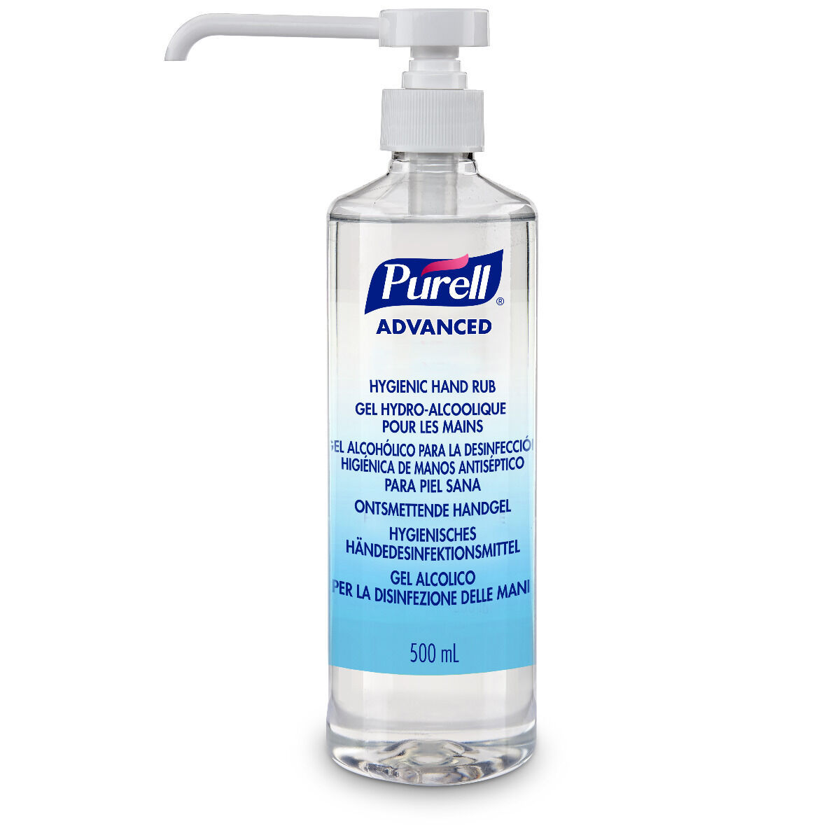 PURELL® Advanced Hygienisk Hånd Gni, 500 ml Pumpeflaske (rund)