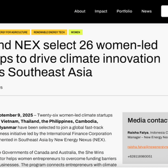 Hành Trình Từ Vườn Cà Phê Tây Nguyên Tới "She Wins Climate"