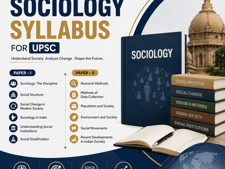 UPSC Sociology Syllabus: Topics, Papers & Exam Preparation