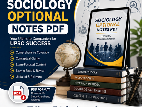 Prepare Better with Sociology Optional Notes PDF for UPSC