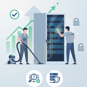 Upclean Cleaners Cleaning Server Room