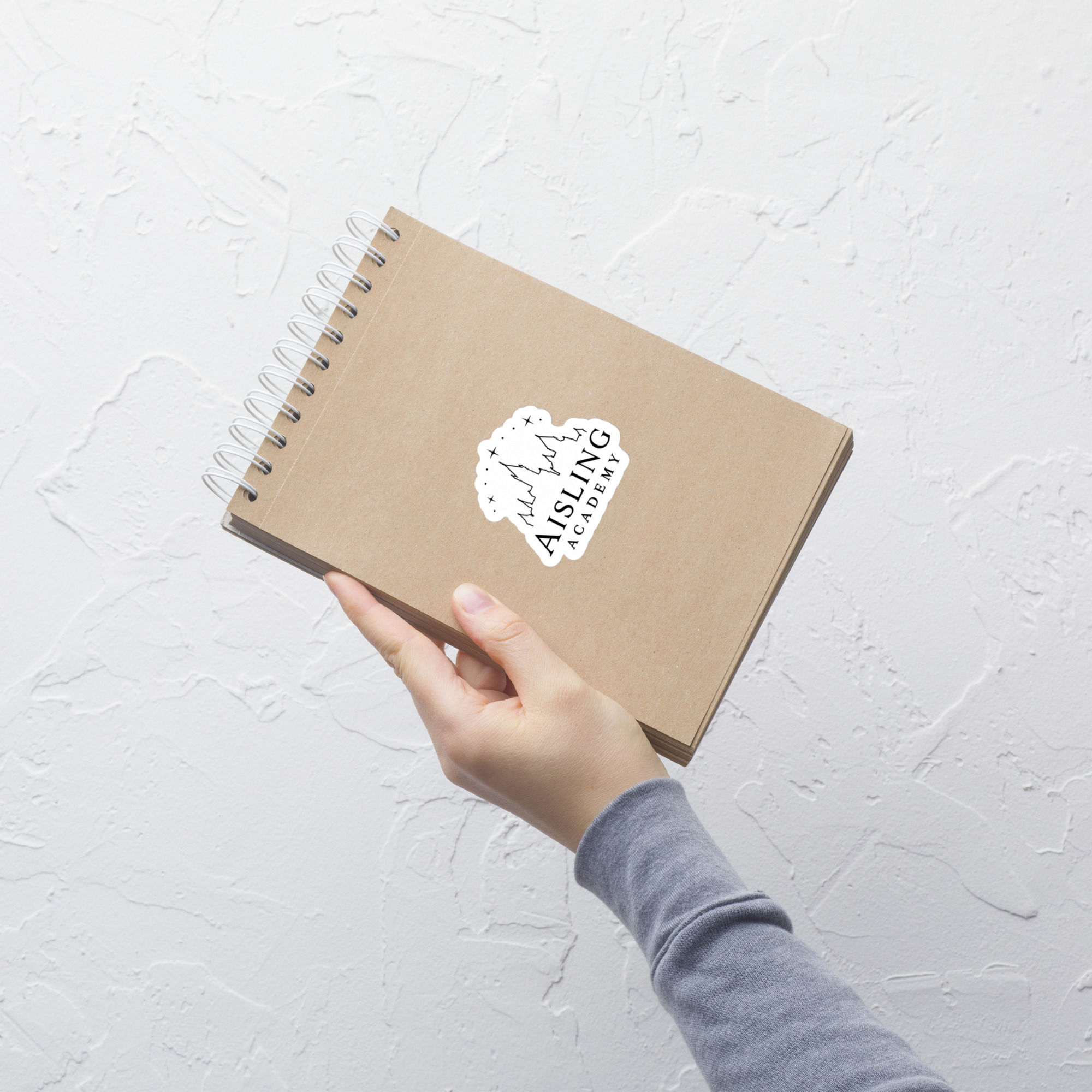 Aisling Academy Sticker — White