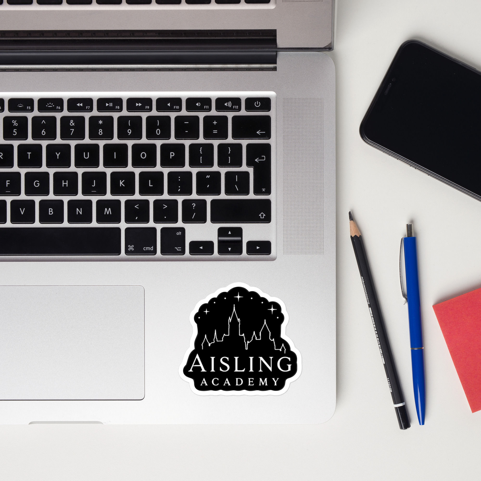 Aisling Academy Sticker — Black