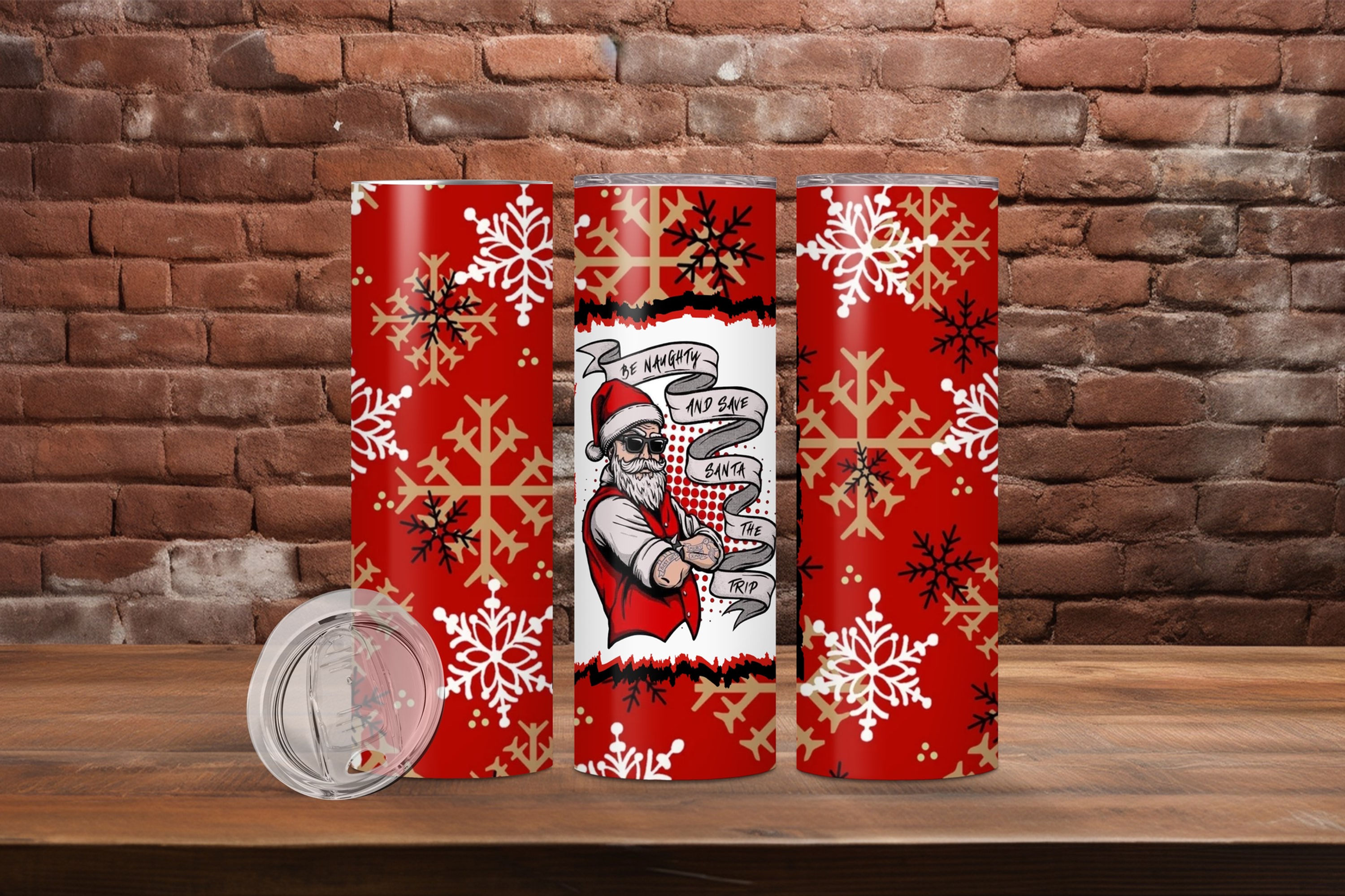 Be Naughty And Save Santa The Trip Tumbler