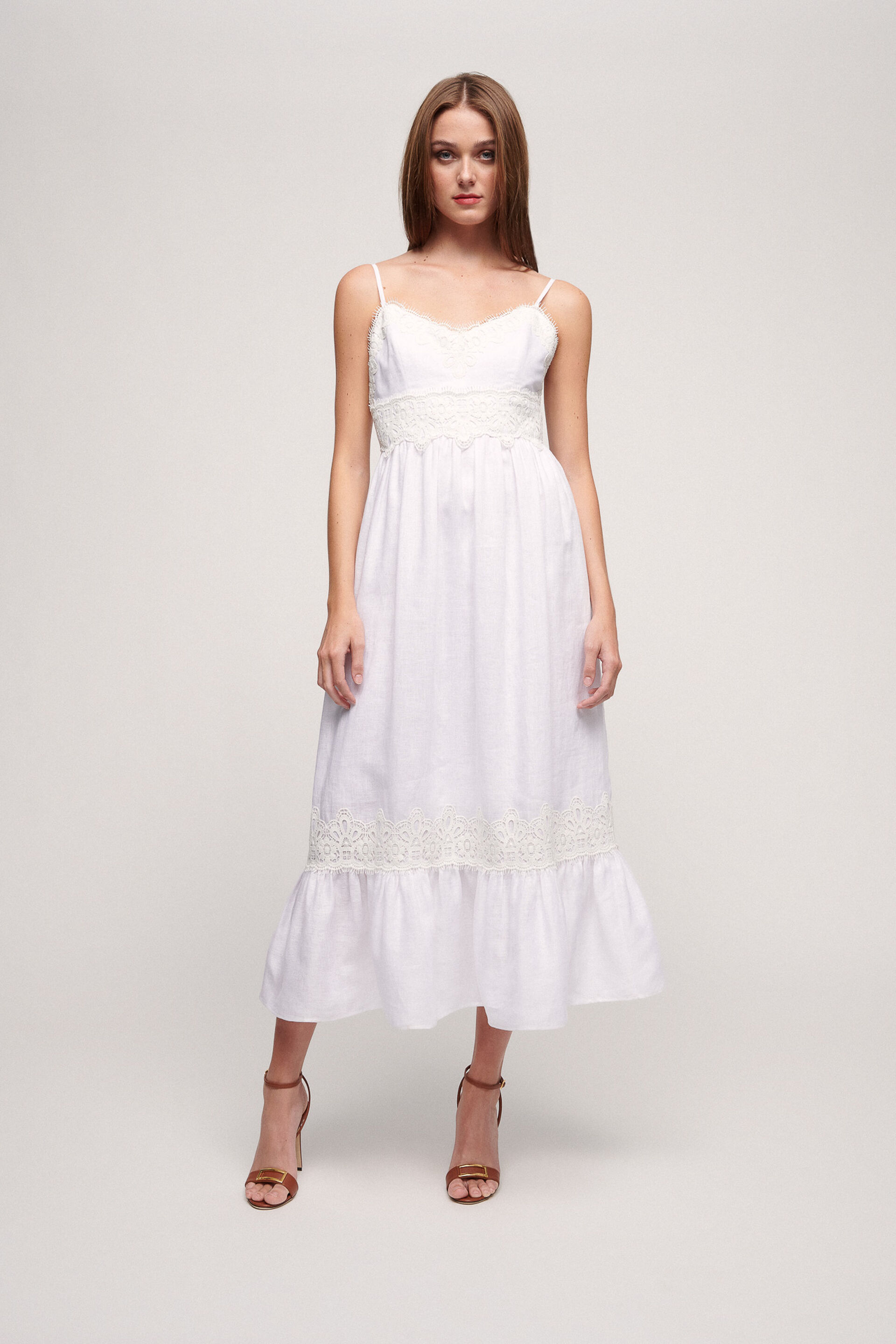 Linen dress Pioppo - Lusia Spagnoli