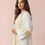 Thumbnail: Luxury One-Size Embroidered & Textured Ramadan Abaya (White)