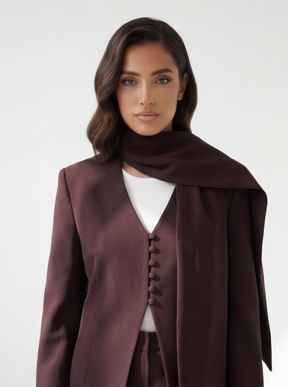 Thumbnail: Rose 3-Piece Set – Elegant Women’s Suit | Shahd Couture