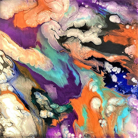 Morality - Abstract Fluid Acryic Art - Mixed Media