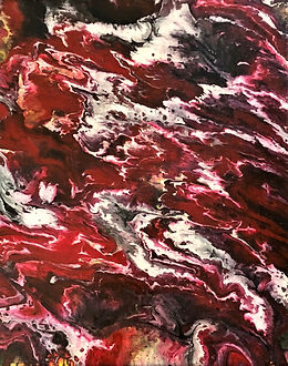 Awareness - Abstract Fluid Acryic Art - Mixed Media