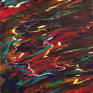 Meaningful - Abstract Fluid Acryic Art - Mixed Media
