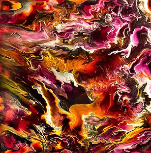 Empathy - Abstract Fluid Acryic Art - Mixed Media