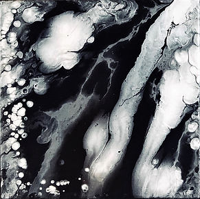 Calm - Abstract Fluid Acryic Art - Mixed Media