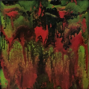 Mindfulness - Abstract Fluid Acryic Art - Mixed Media