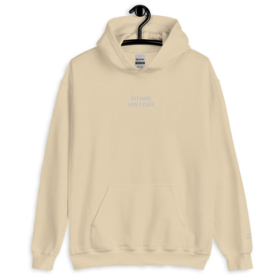Thumbnail: Pet Hair, Don't Care | Unisex Hoodie