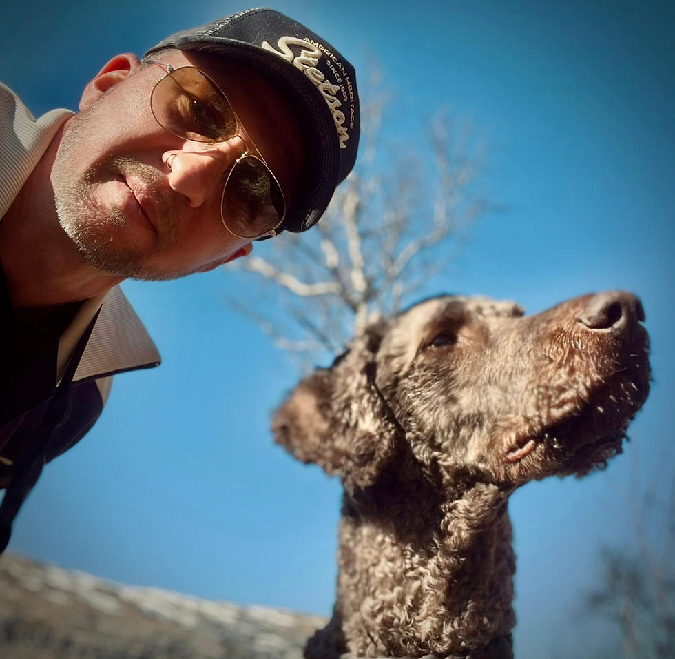 Dominik und sein Hund Lui