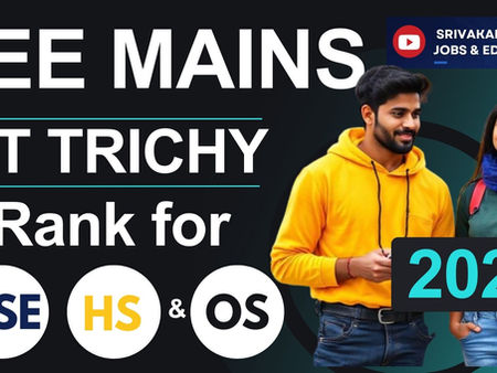 Get the latest NIT Trichy JEE Main cutoff for 2025–26. Includes Home State & Other State closing ranks, category-wise cutoffs, branch-wise data, and percentile expectations for CSE, ECE, Mechanical, Civil, and more.