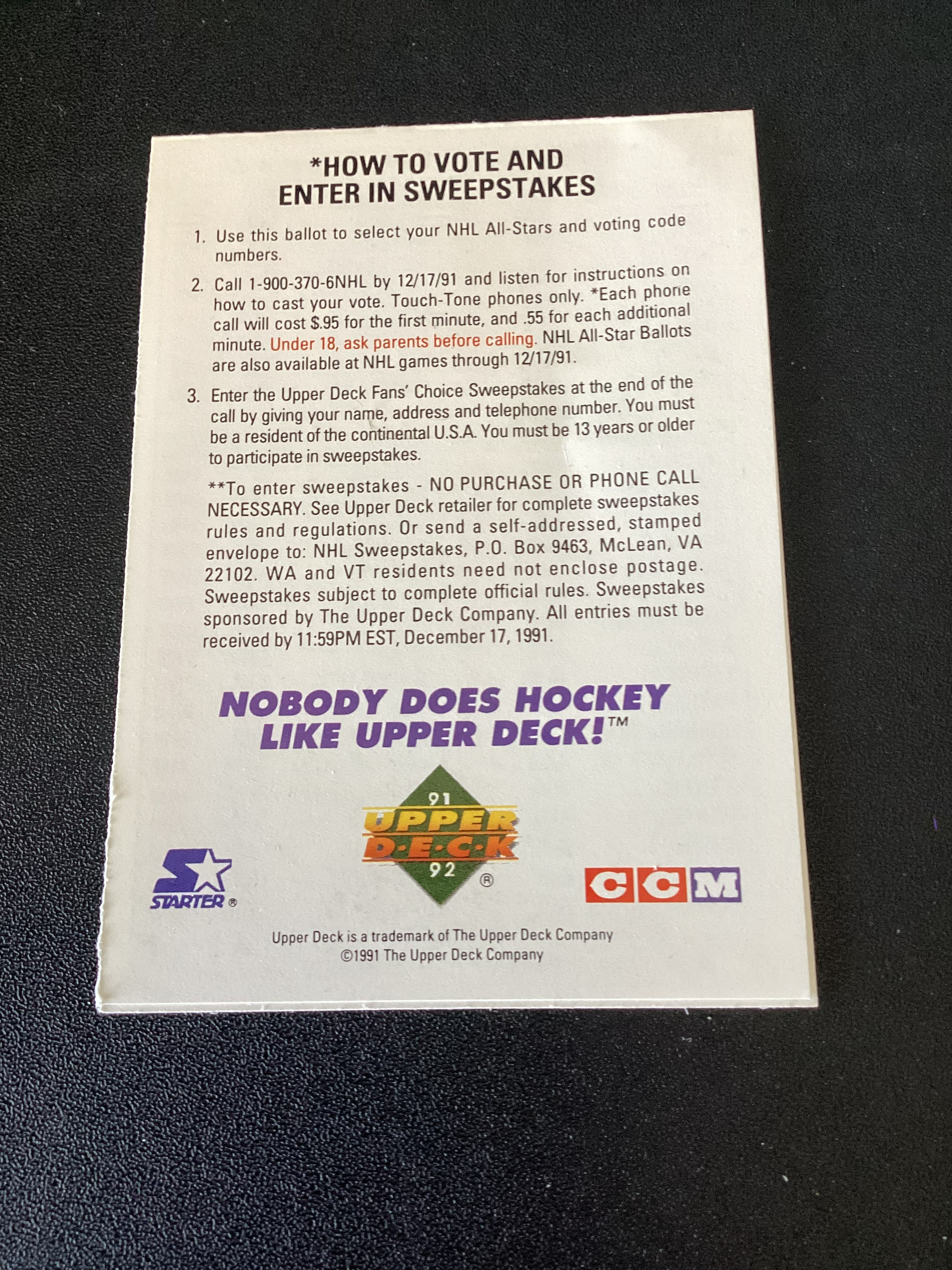Fan Ballot