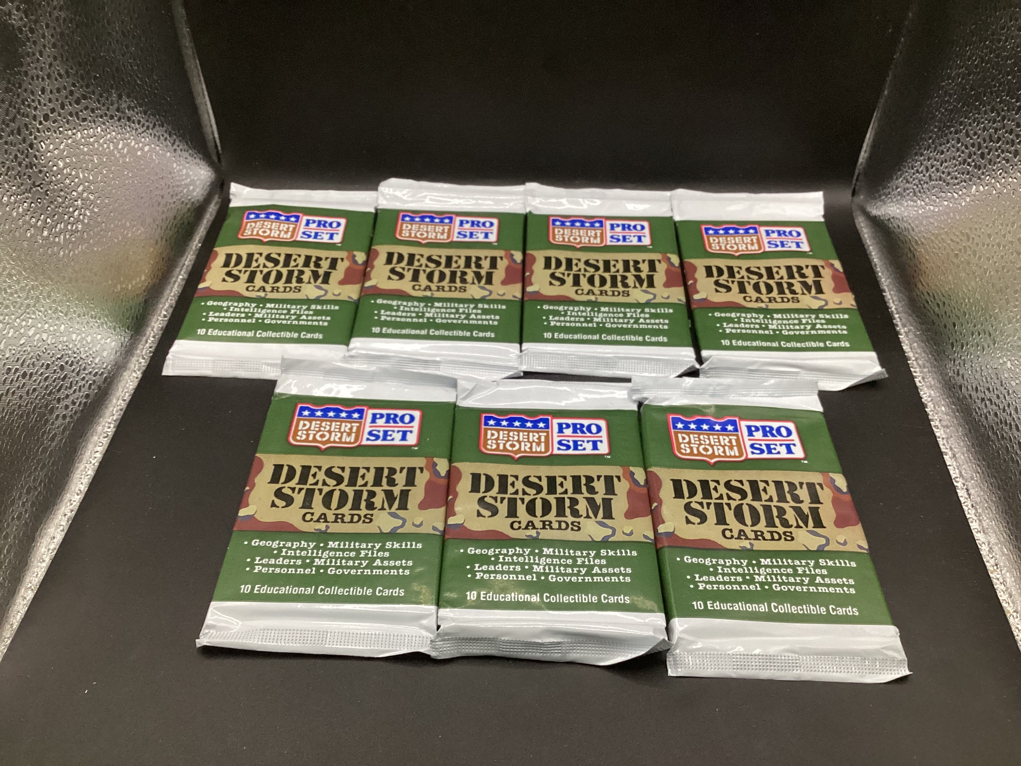 Desert Storm Trading Cards 7 lot
