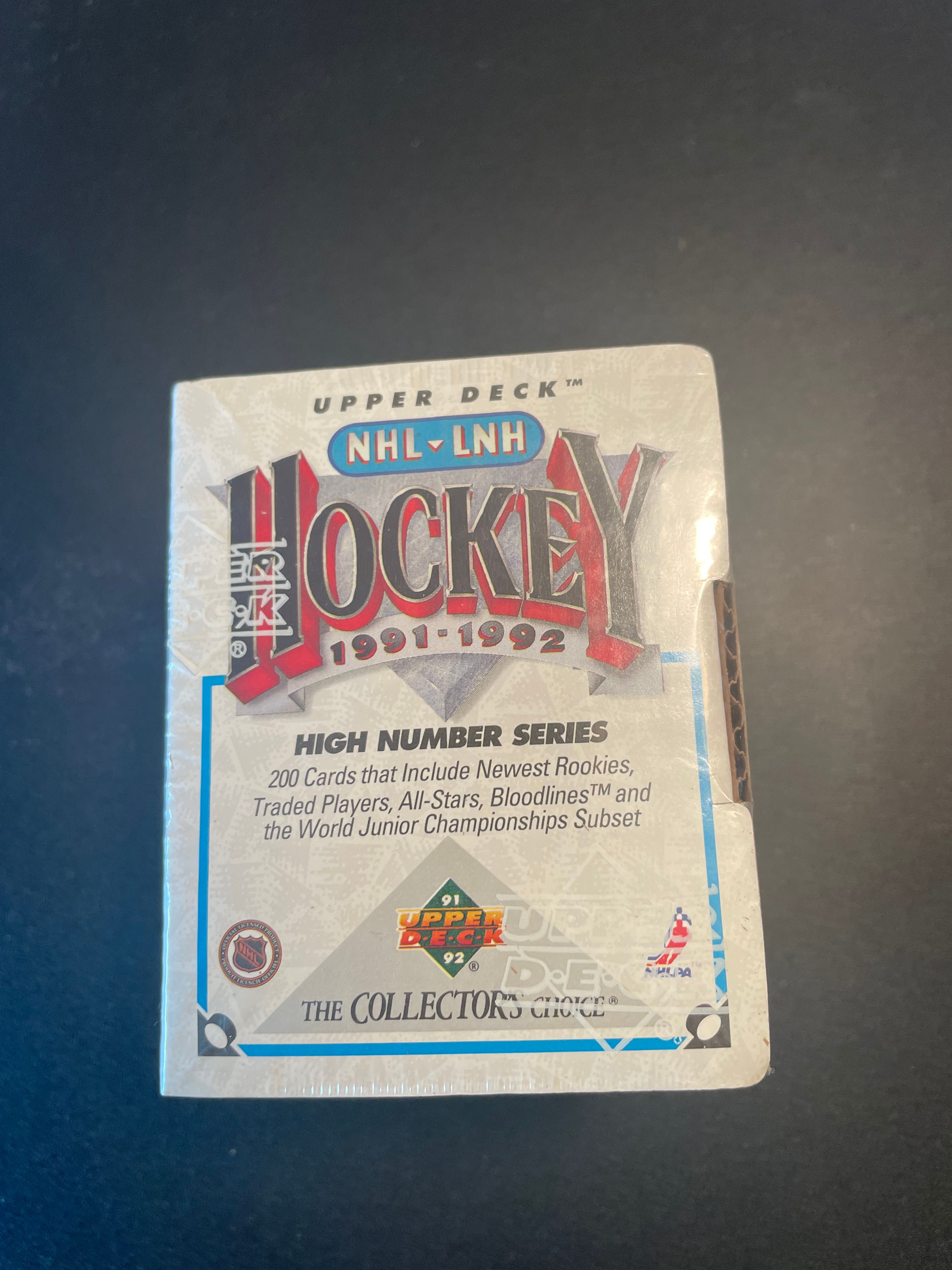 1991-92 Upper Deck Hockey High Numbers Factory Sealed Set