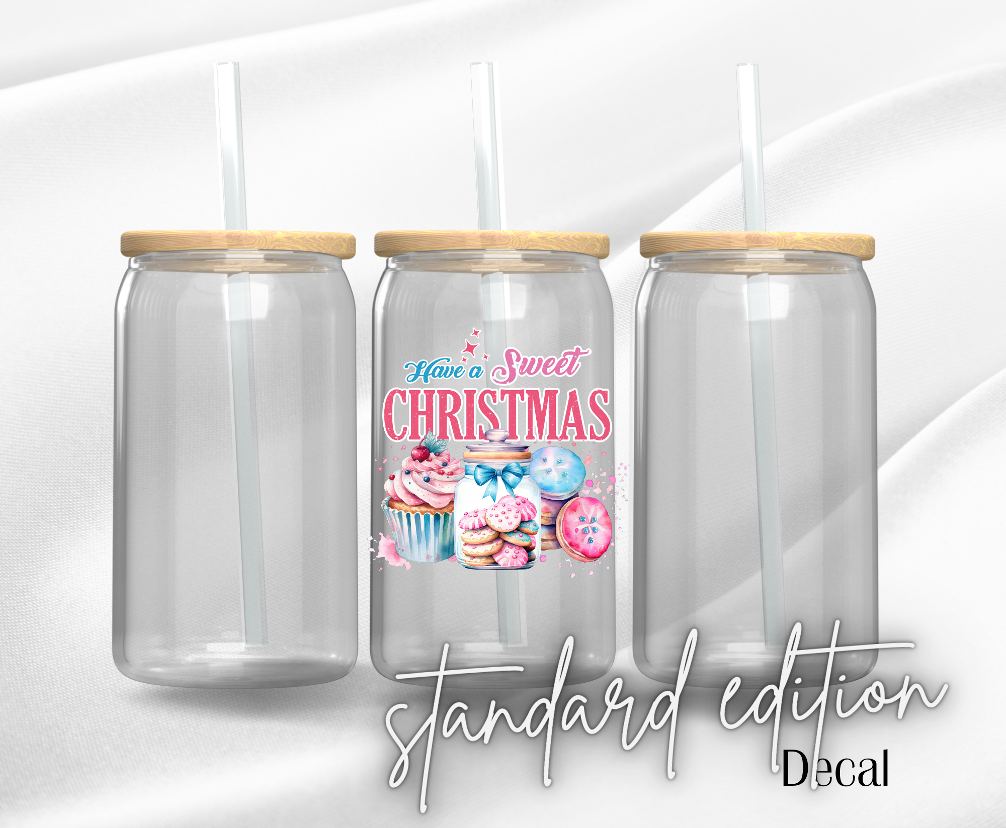 Merry Christmas - Premium UV DTF DECAL