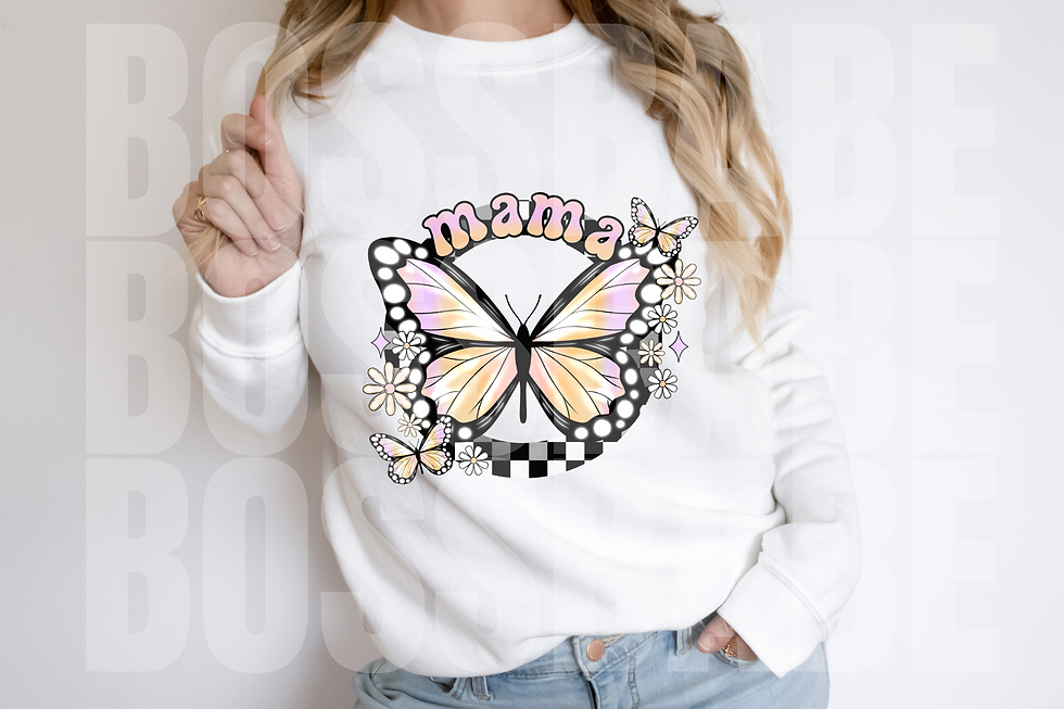 Mama Butterfly - DTF Transfer