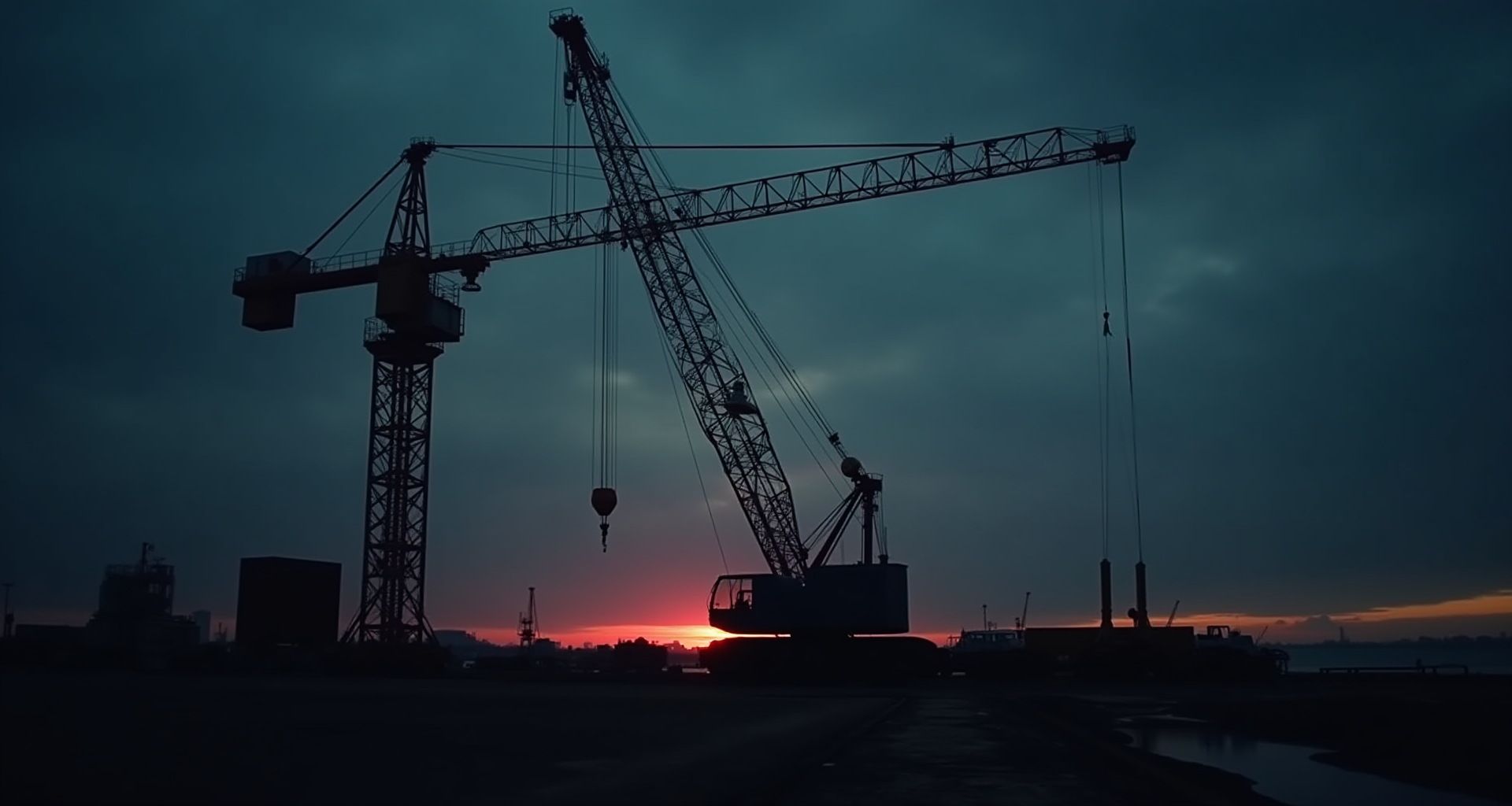 대한카고크레인 작업 현장