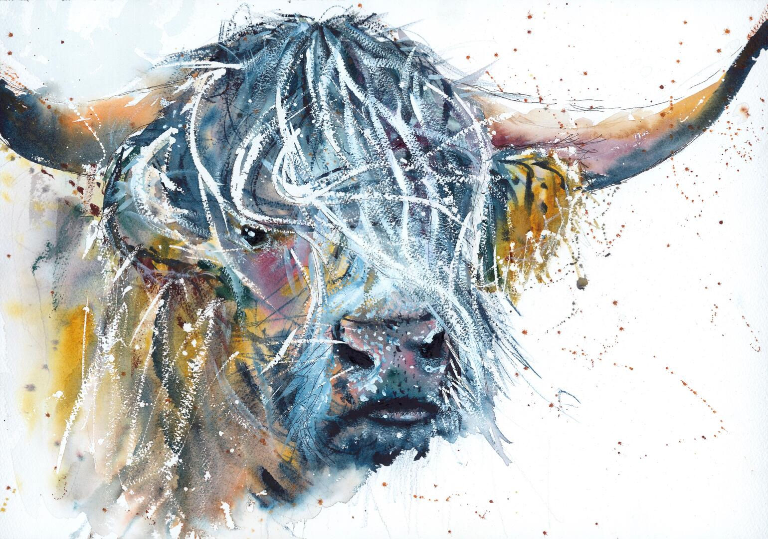 Highland Cow Print