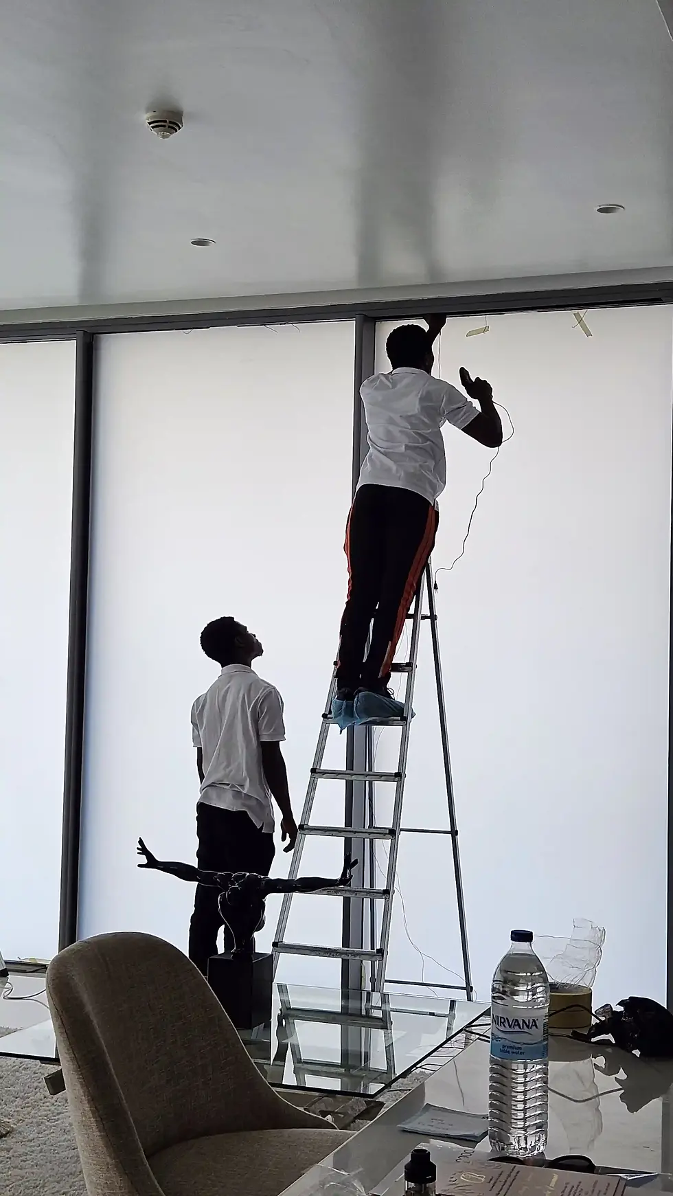 Smart Glass Africa home window film installation in Ikoyi