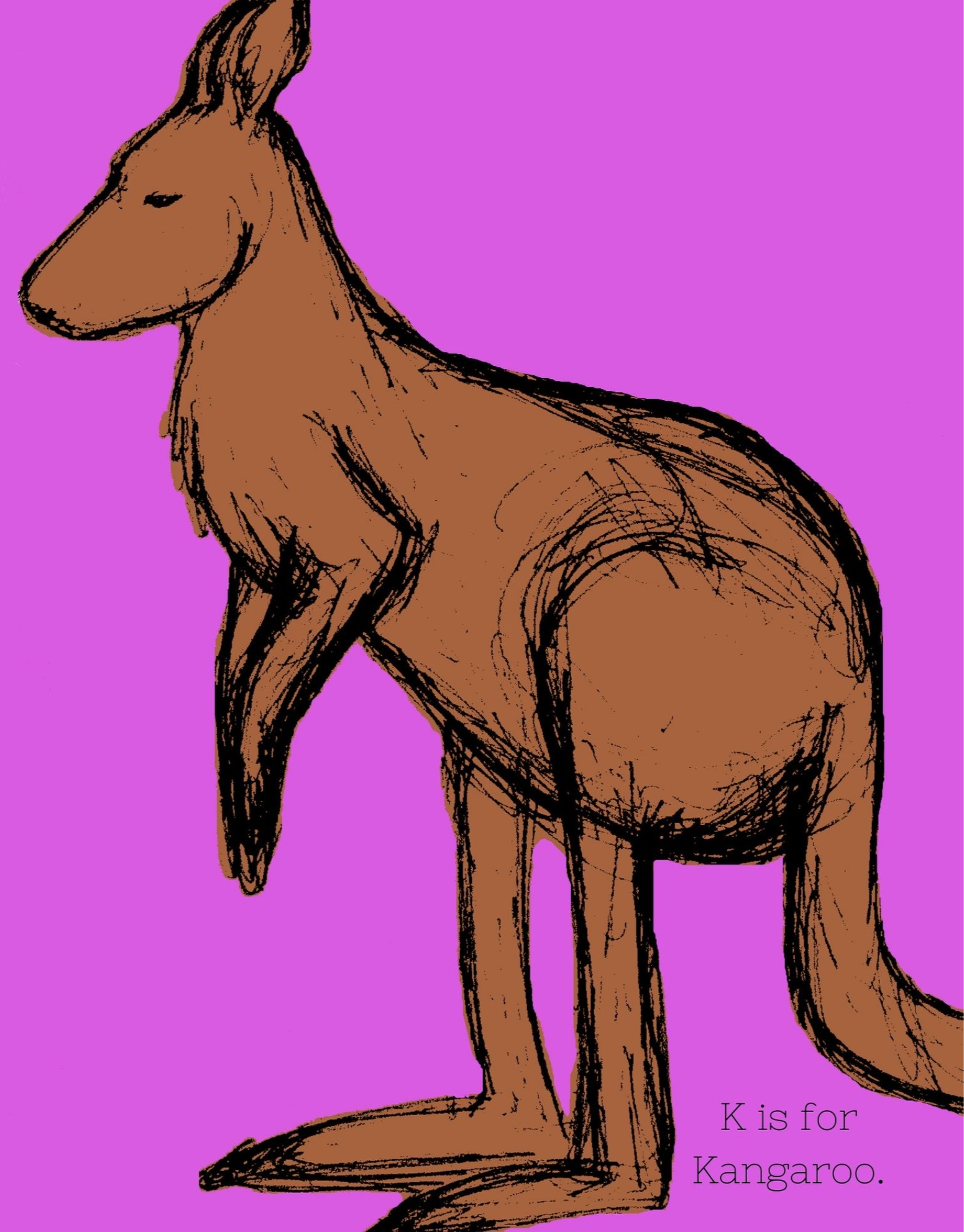 K is for Kangaroo