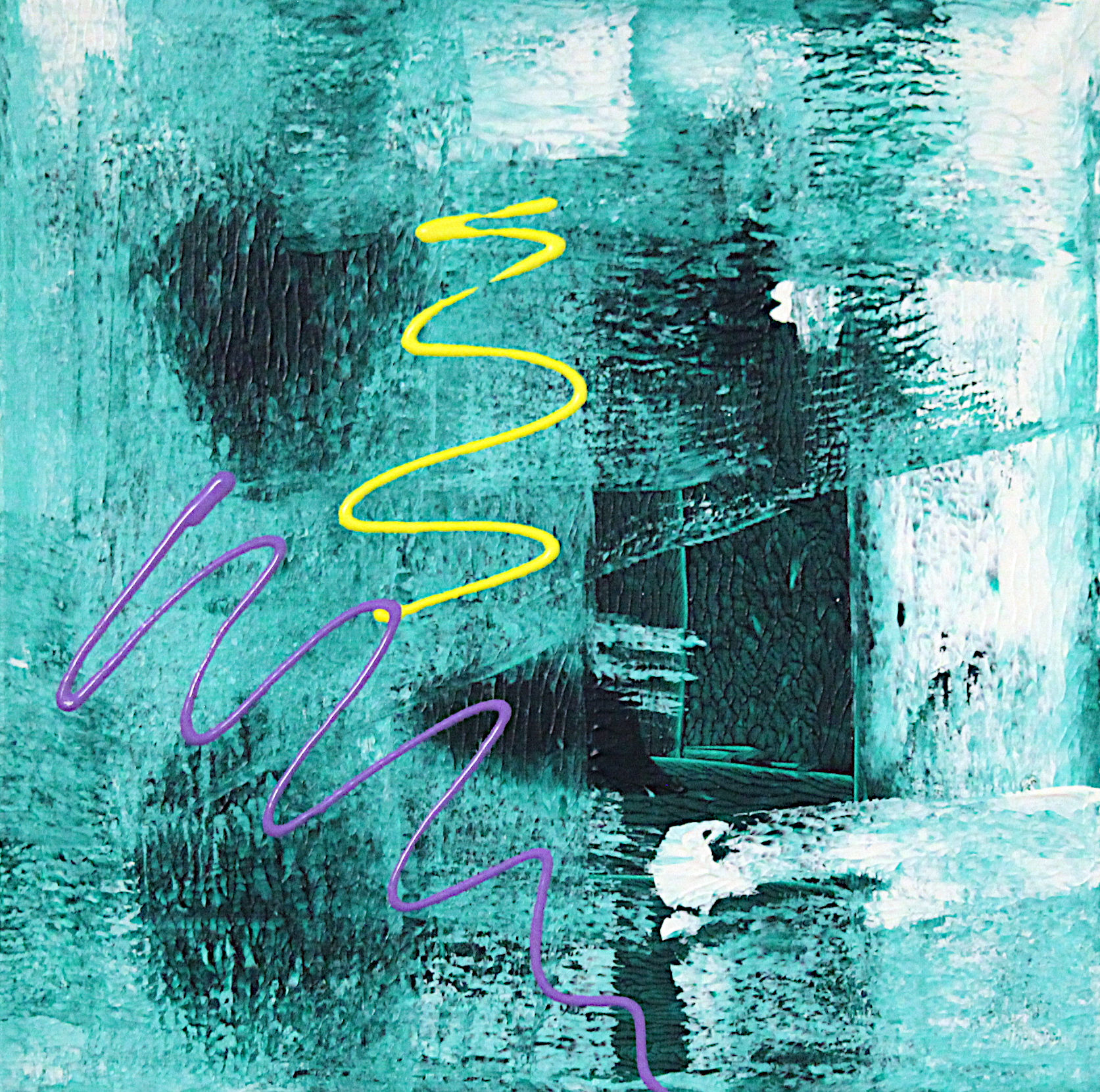 Swiggly Swiggly Purple & Yellow