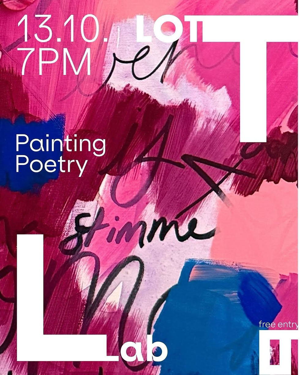 LOTLab. Painting Poetry: Between Word and Image