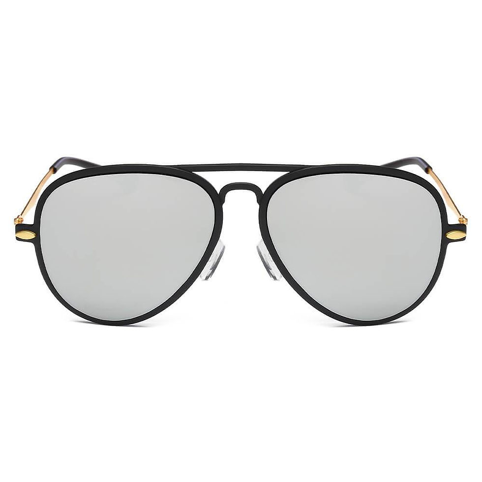 Thumbnail: DURHAM | Unisex Mirrored Aviator Fashion Sunglasses